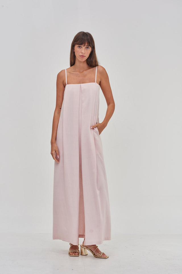 Emma strapless dress Soft Pink