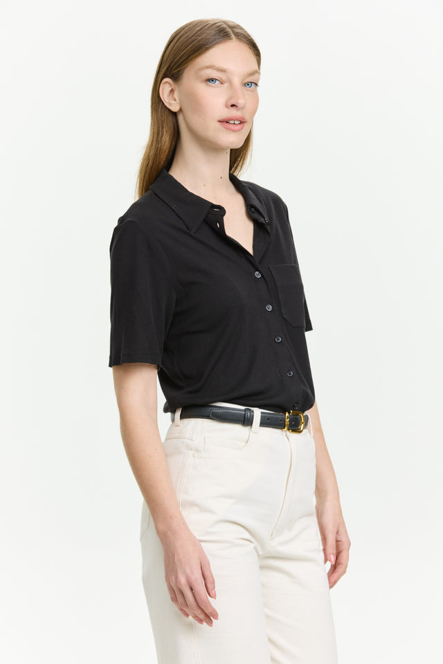 Alison Soft Blouse Black