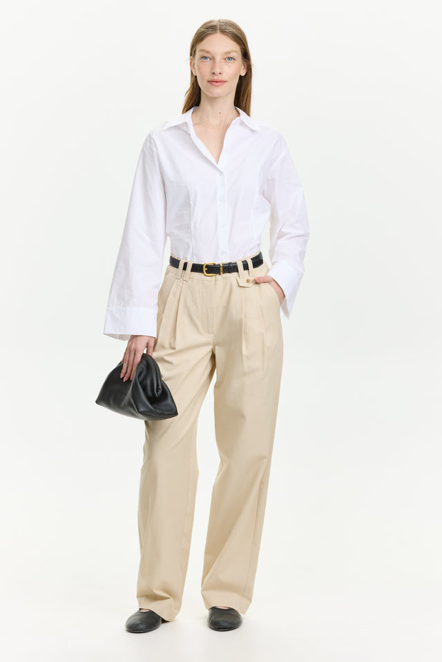 Noah Tencel Pants Beige
