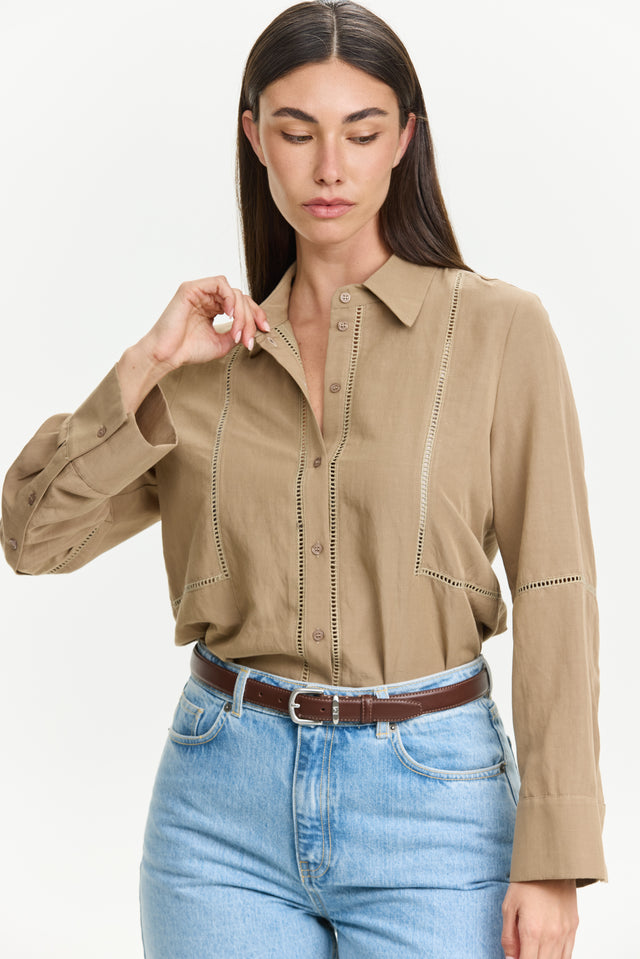 Molly Blouse Camel