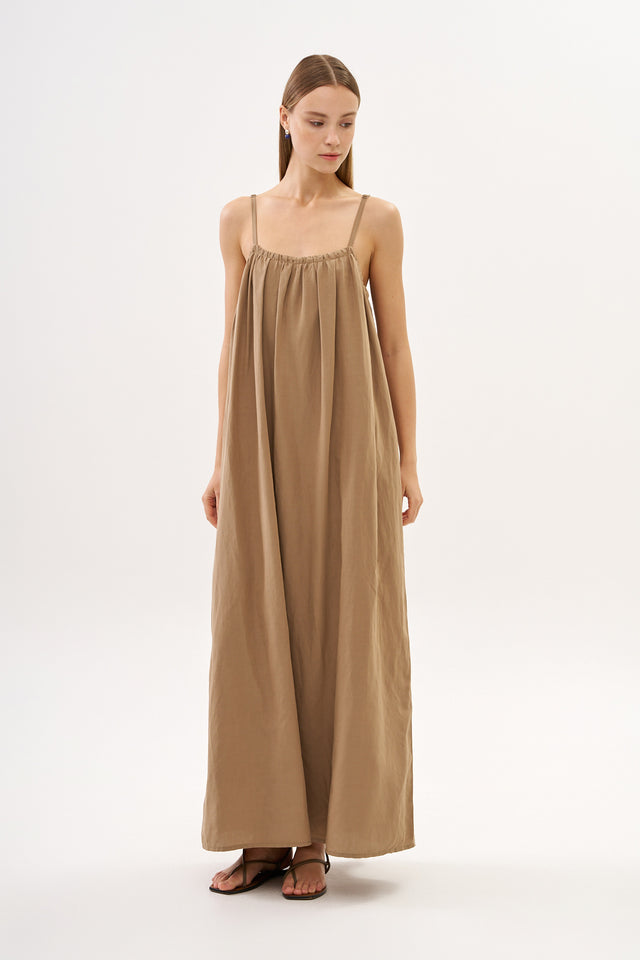 Audrey Dress Camel