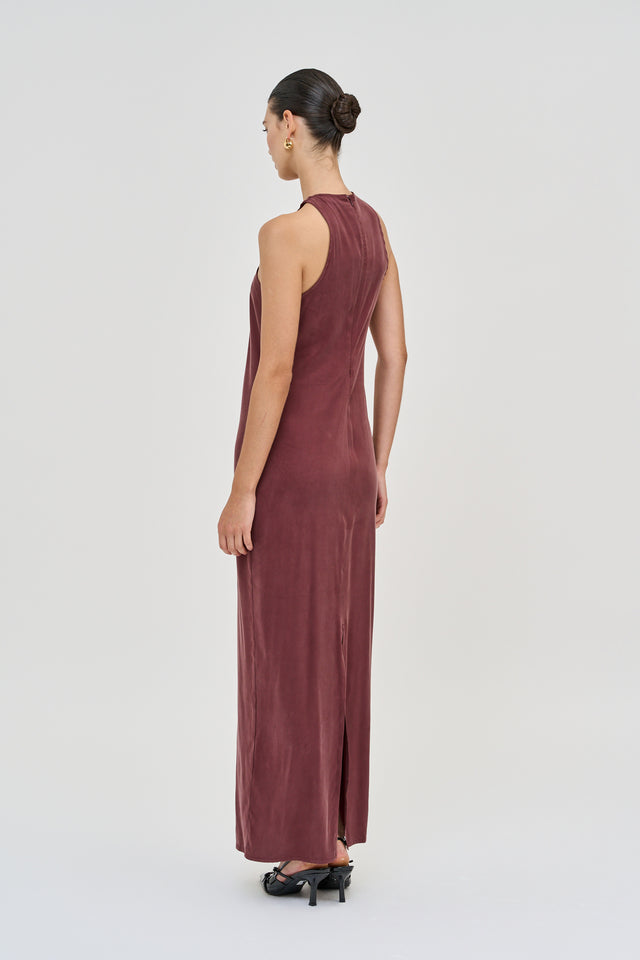 Fiona Dress Burgundy