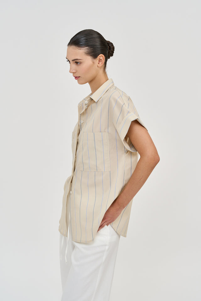 Daniel Blouse Sand stripes