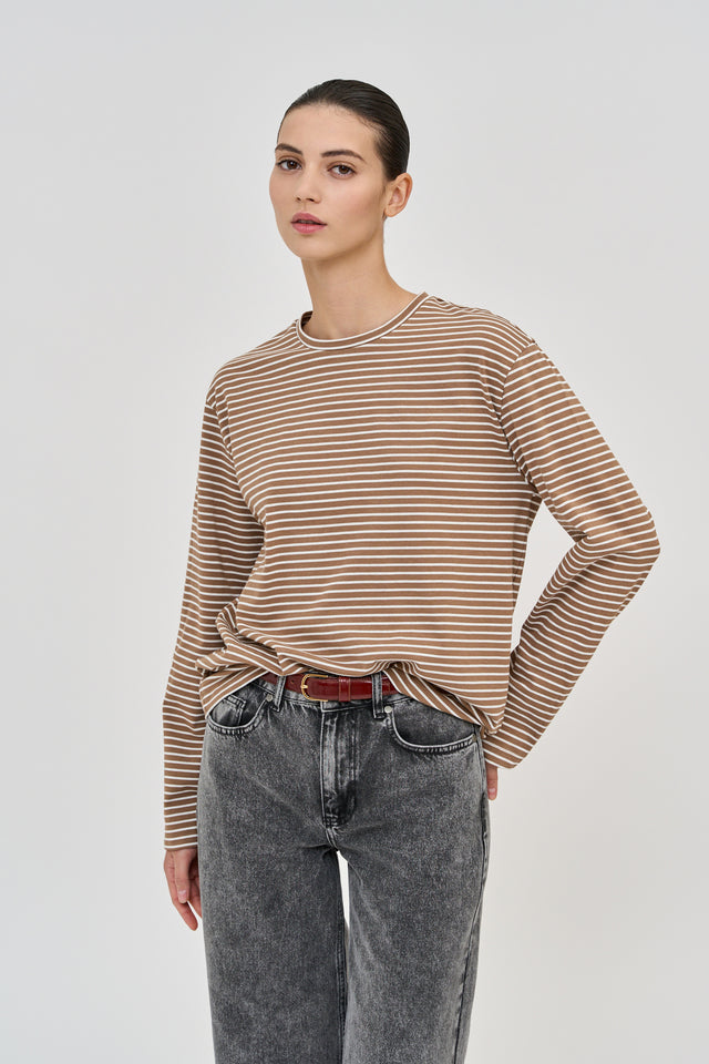 Long Sleeve T Brown