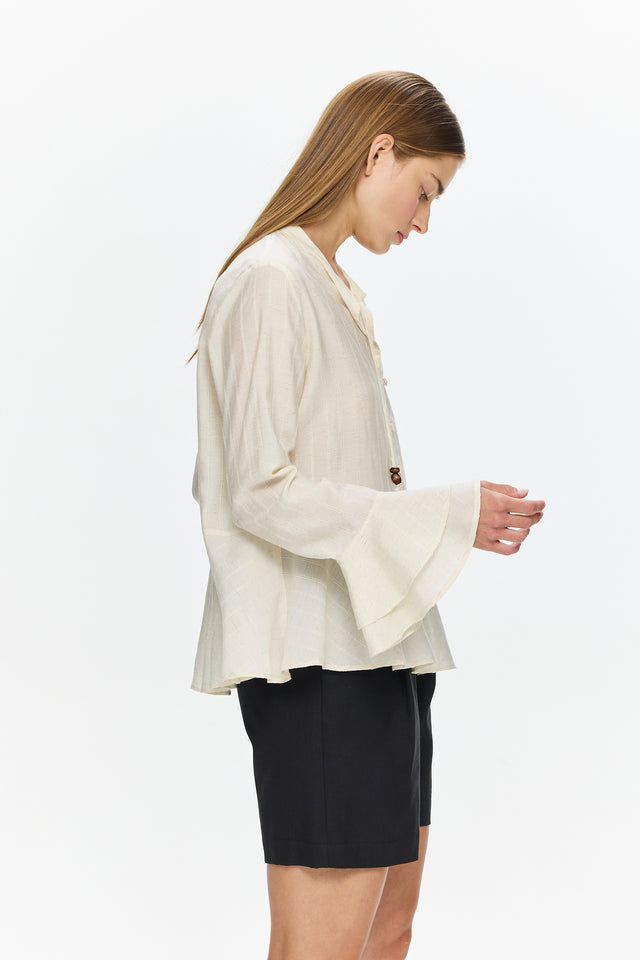 Charlotte Blouse Beige