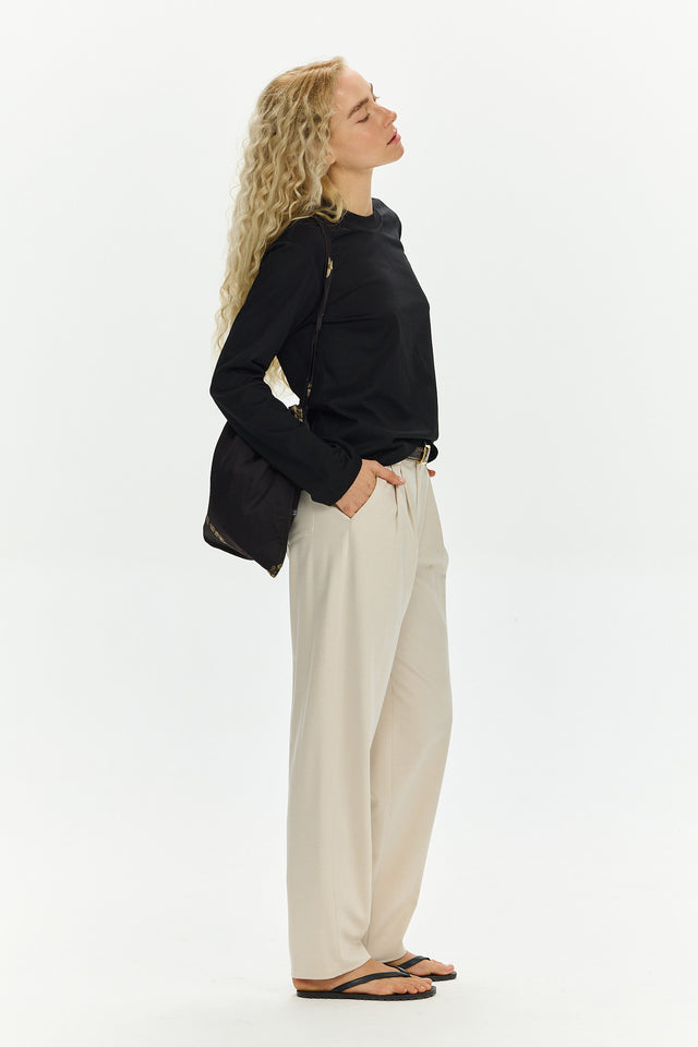 Adrienne Soft Pants Beige