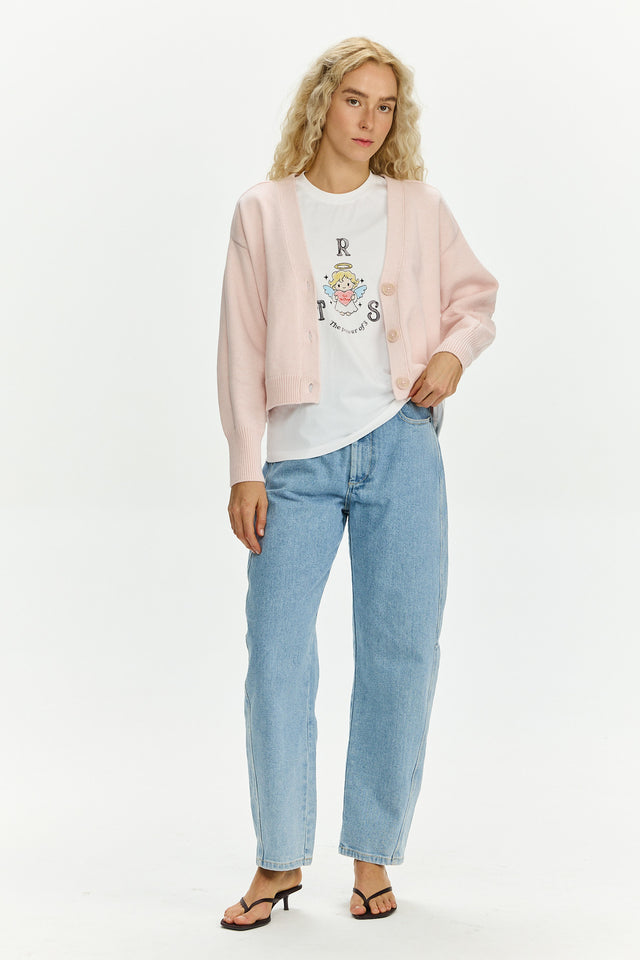 Mia Cardigan Soft Pink