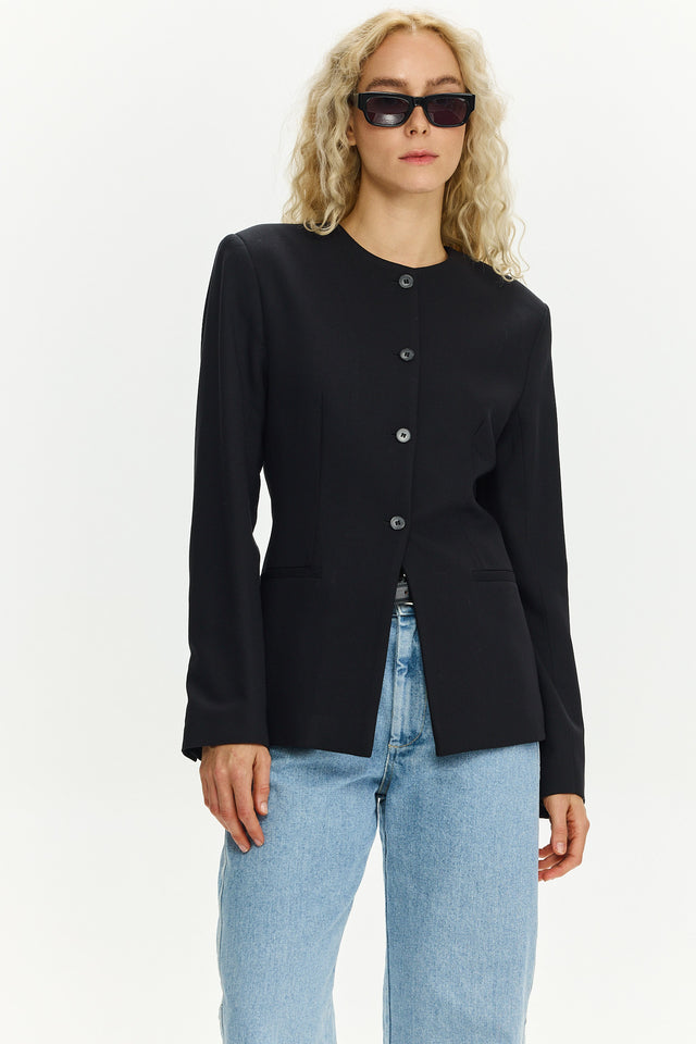 Ines Soft Blazer Black