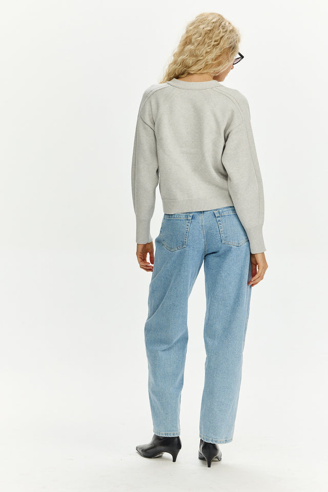 Barrel Leg Denim Light Blue