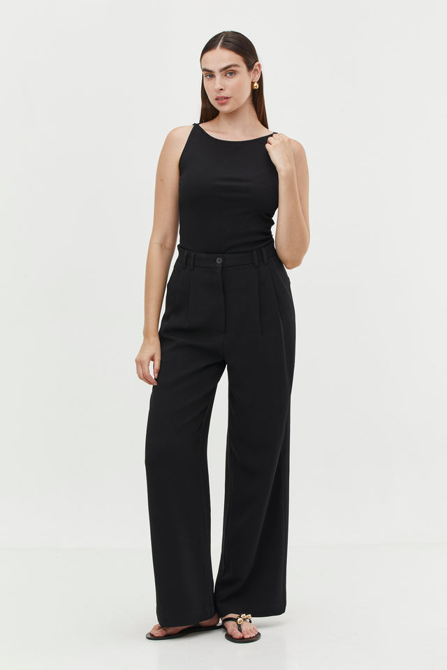 Luca Pants Crepe Black