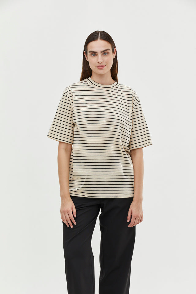 Oversized T Stripes Natural