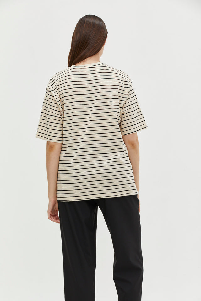 Oversized T Stripes Natural