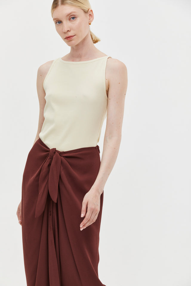 Jasmin Skirt Burgundy