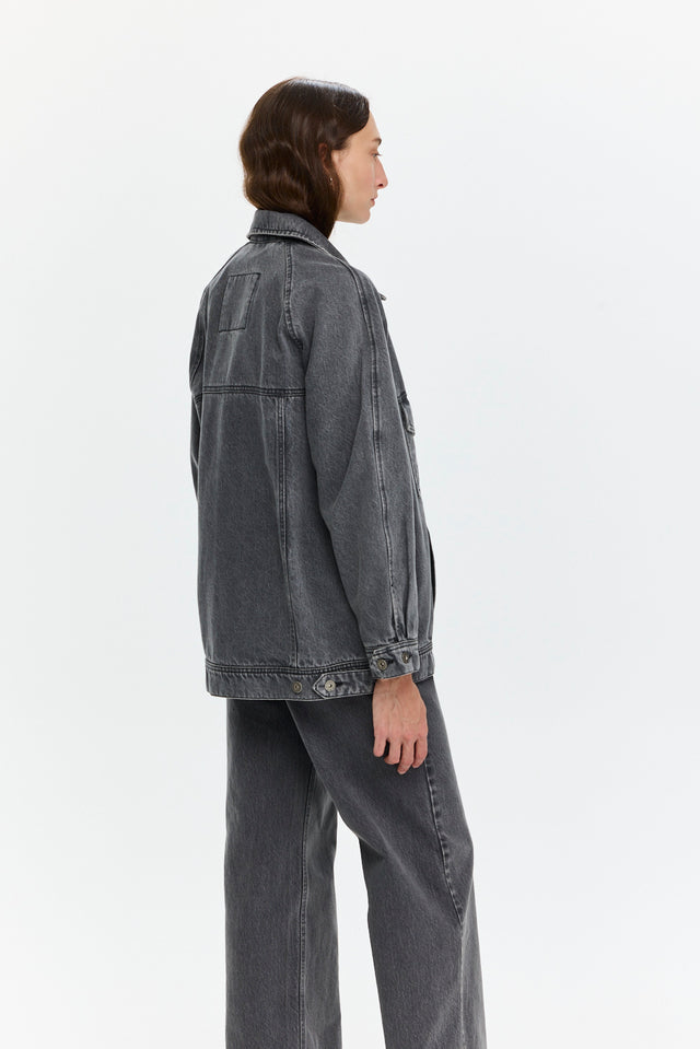 Denim Jacket Washed Grey