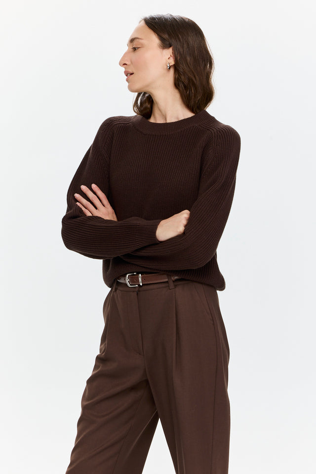 Nico Sweater Chocolate Brown