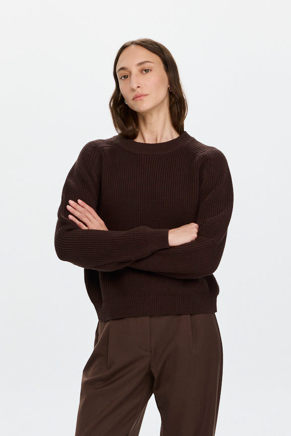 Nico Sweater Chocolate Brown