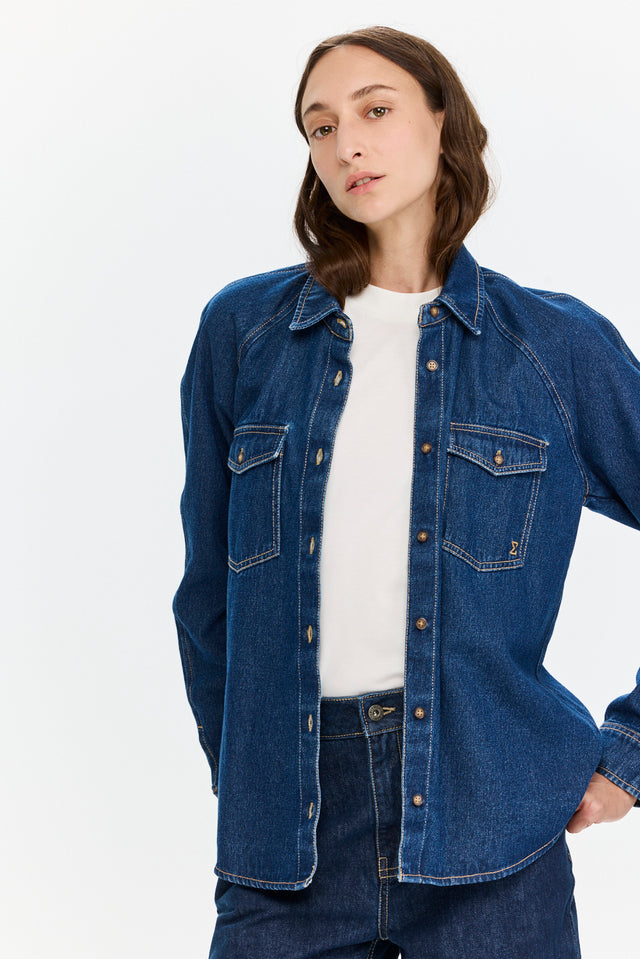 Denim Shirt Dark Indigo