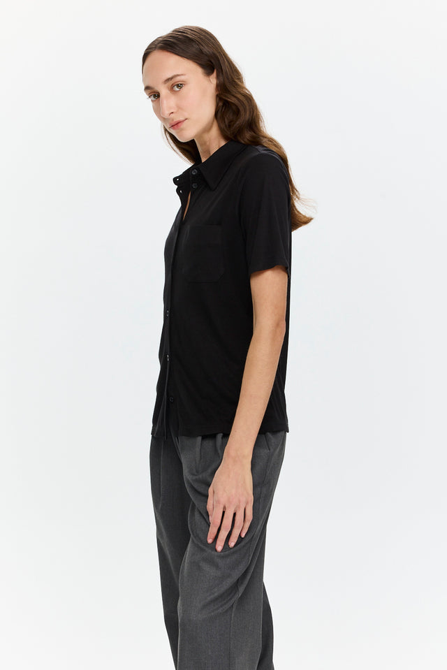 Alison Soft Blouse Black