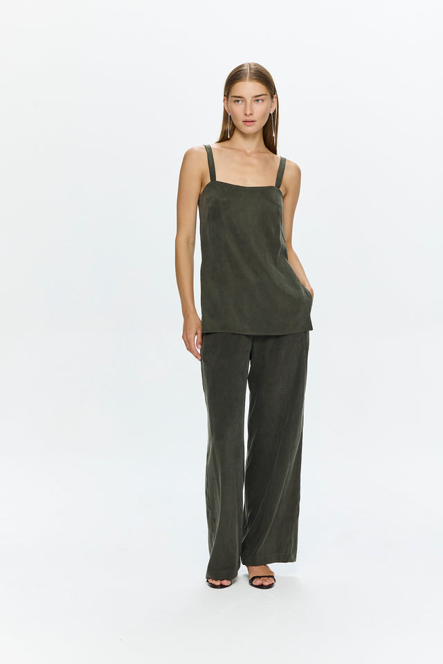 Alex Cupro Pants Olive