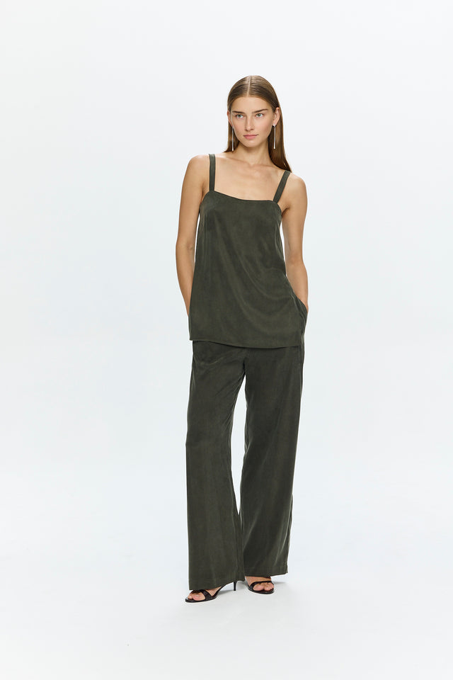 Alex Cupro Pants Olive
