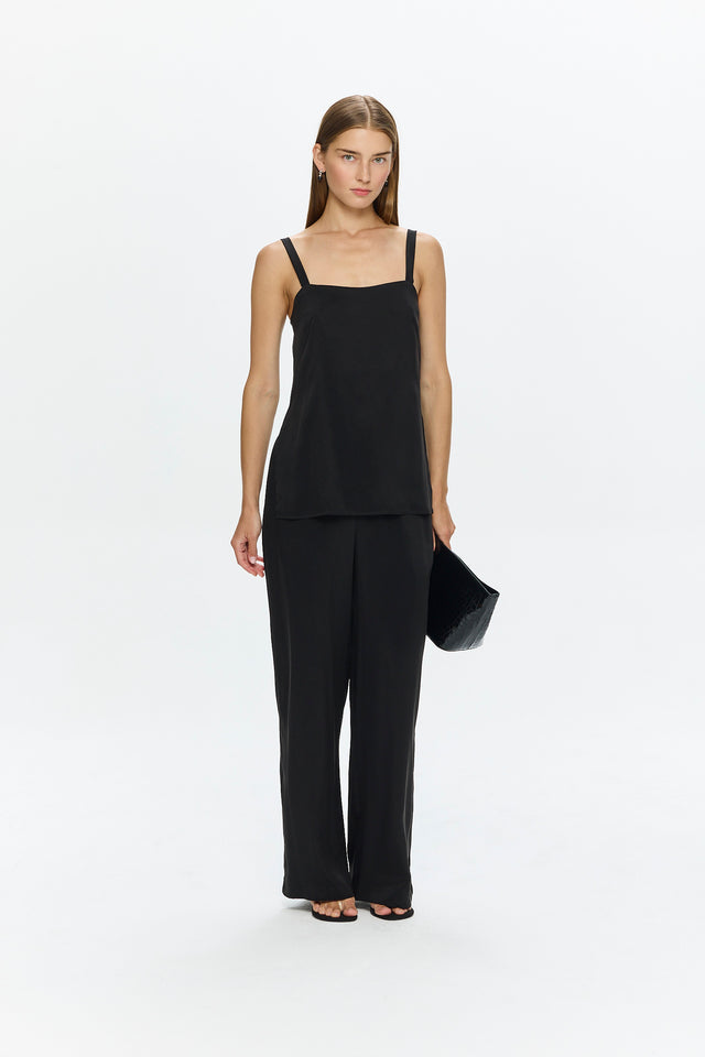 Alex Cupro Pants Black