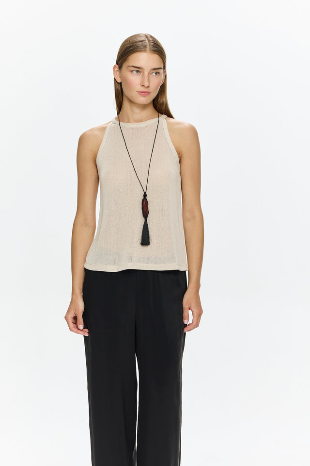 Liv knitted Top Beige