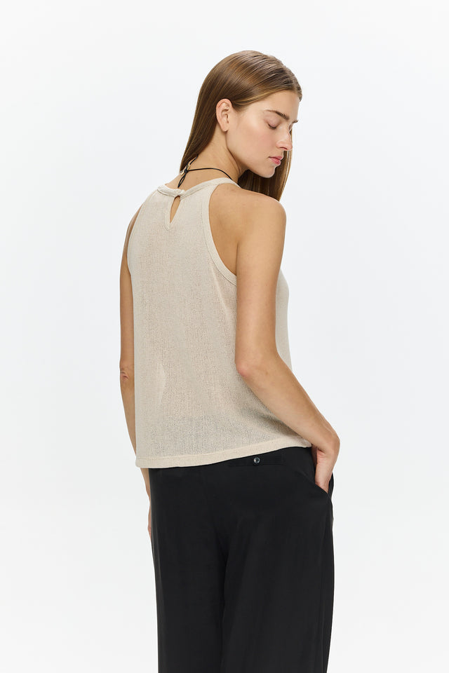 Liv knitted Top Beige