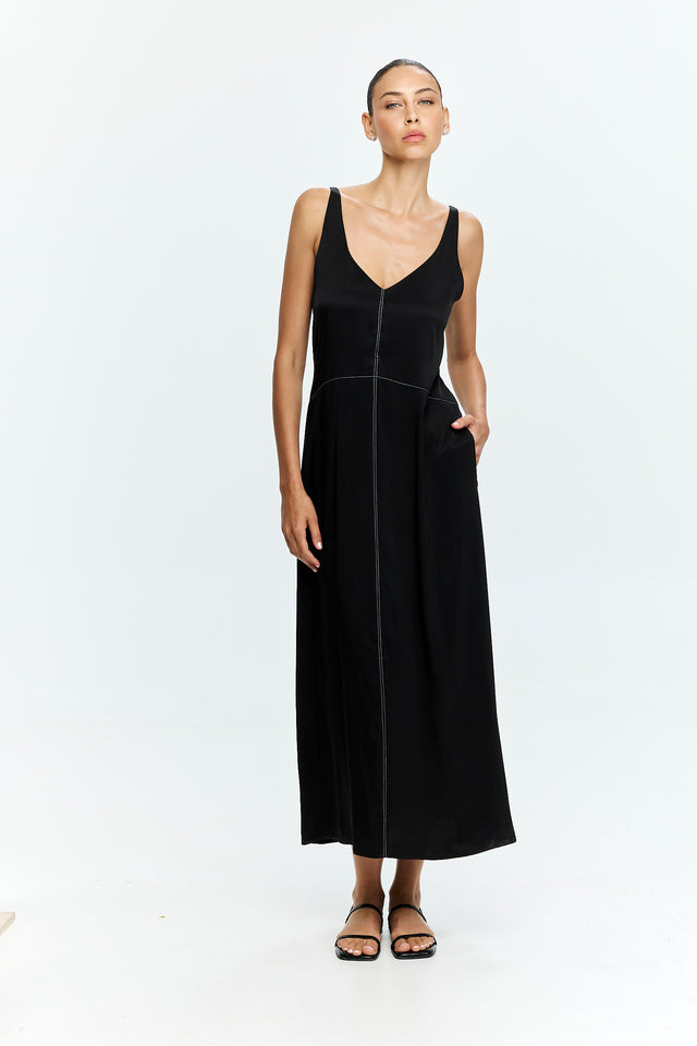 Kate Cupro Dress Black
