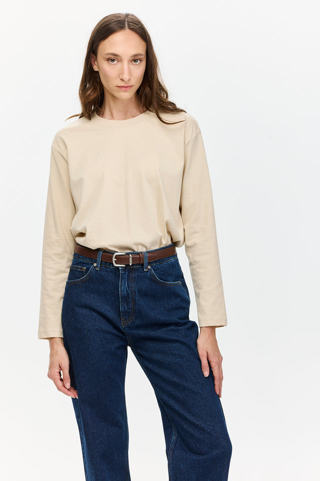 Long Sleeve T Beige
