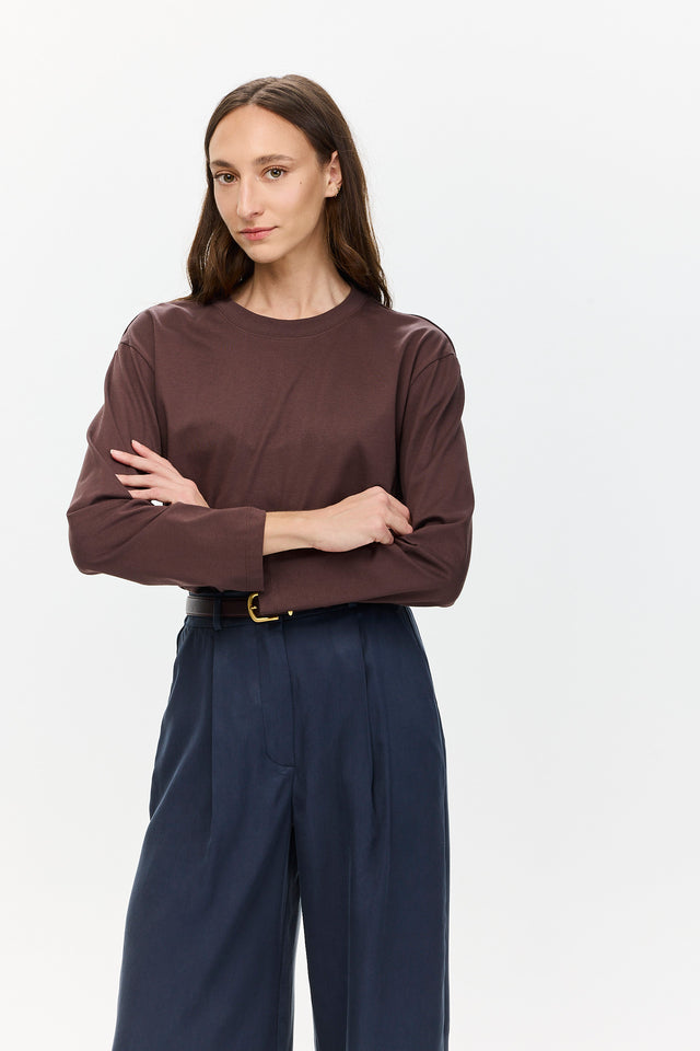 Long Sleeve T Brown