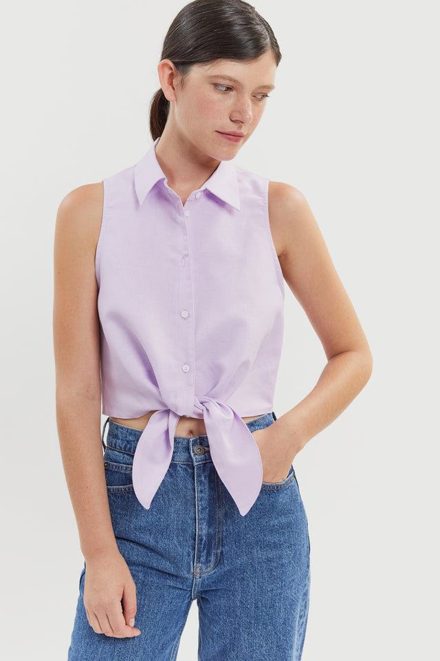 Emma Blouse Purple