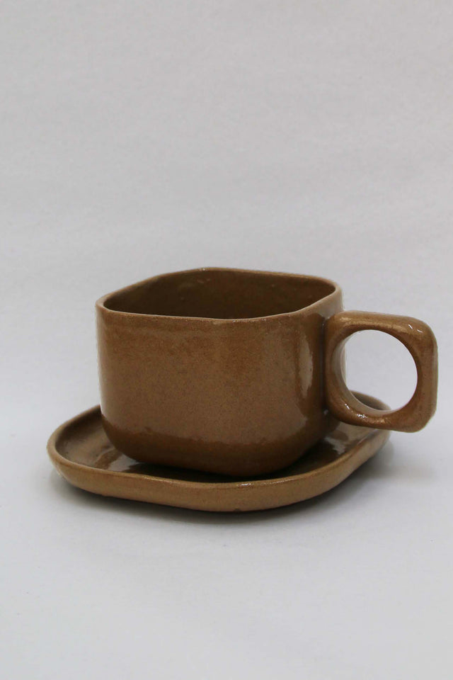 El Al Mug small- Brown