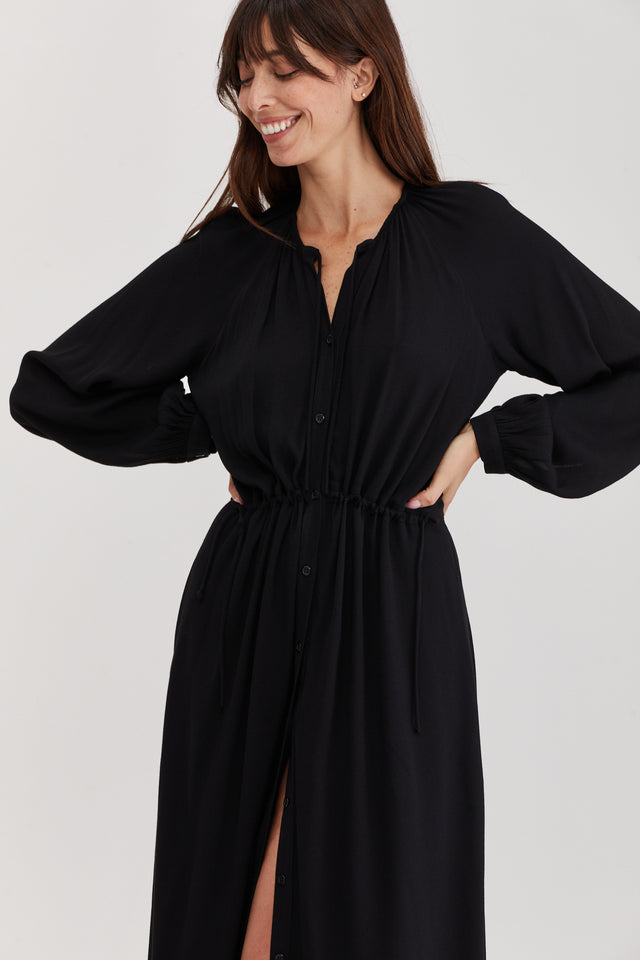 Nur Midi Dress Black