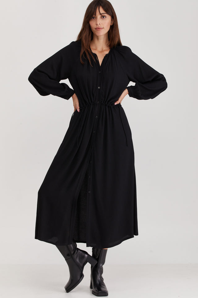 Nur Midi Dress Black