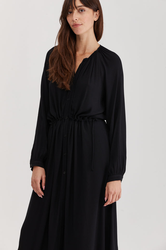 Nur Midi Dress Black